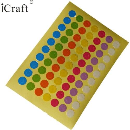 140pcs Ring Stickers Hole Paper Sticker DIY Paper Label Gift Seal Sticker for Gift Paper Tags Hang Tags