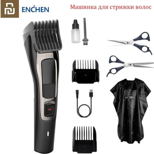 2020 Original Youpin ENCHEN Sharp3S Hair Clipper Fast Charging Men Electric Cutting Machine Professional Low Noise Hairdress