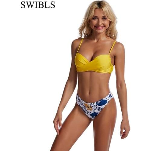 2021 Woman Sexy Swimwear S-XL Bikini Big Women Bathing Suits Biquinis Swimming Suit Female Bather Swimsuits