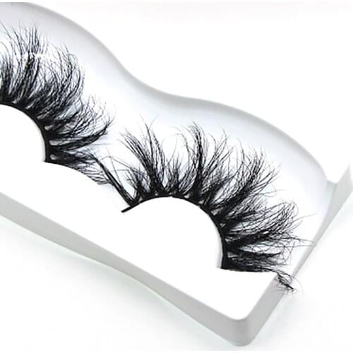 25mm 5D multi-layer curling eyelashes thick and long high-quality mink hair reusable false eyelashes