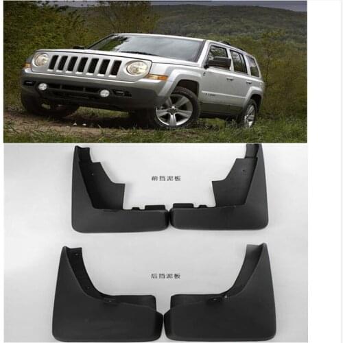 4PCS Rear Car accessory Mudguard Mud Flaps Splash Guard Fit For 2009 2010 2011 2012 JEEP patriot