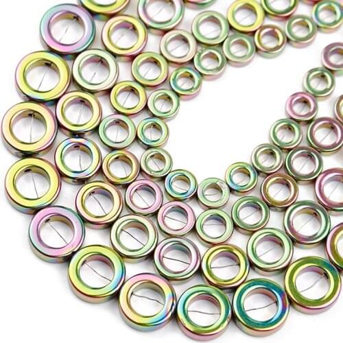 8/10/12/14mm New Green Hematite Beads Natural Stone Round Circle Spacers Loose Beads For Jewelry Making Diy Bracelet Findings