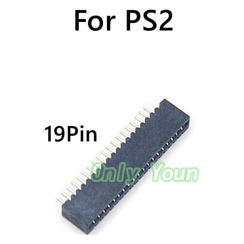 Aipinchun 5Pcs/Lot For Playstation 2 PS2 Flexible Ribbon Cable Conductive Film Socket Connector 19pin Block Repair Parts