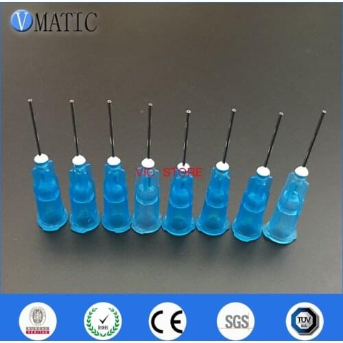 Free Shipping 23G High Quality Pinhead Dispensing Machine Syringe Needle Metal Pinhead Glue Dispenser Needle 1/2 Inch