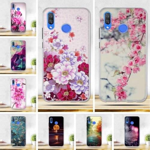 For huawei nova 3 Case Soft silicon Back Cover for Huawei nova3 PAR-AL00 Case Cover For huawei nova 3 Luxury 3D Relief Phone Bag