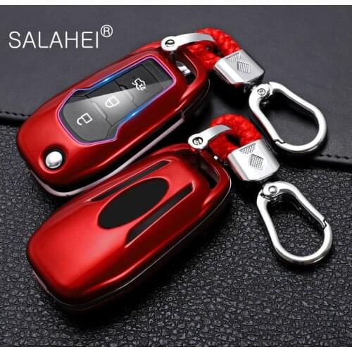 ABS Case Car Key Cover For Ford Fusion Fiesta Escort Mondeo Everest Ranger 2019 S Max Kuga 2 Focus MK3 Ecosport Keychain Holder