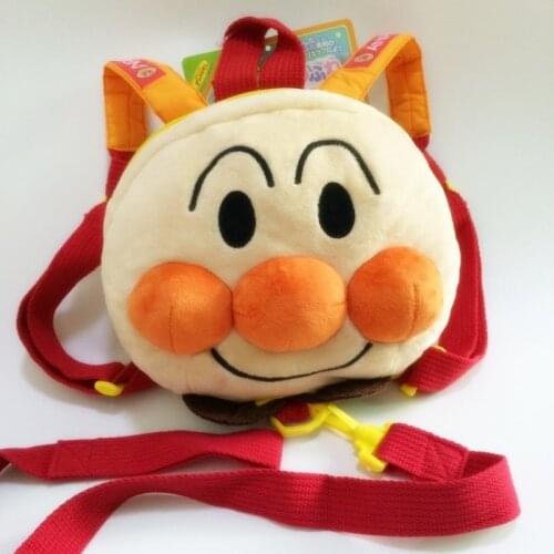 Children Japan cartoon plush backpack doll bags gift for baby Anpanman kindergarten shoulder bag
