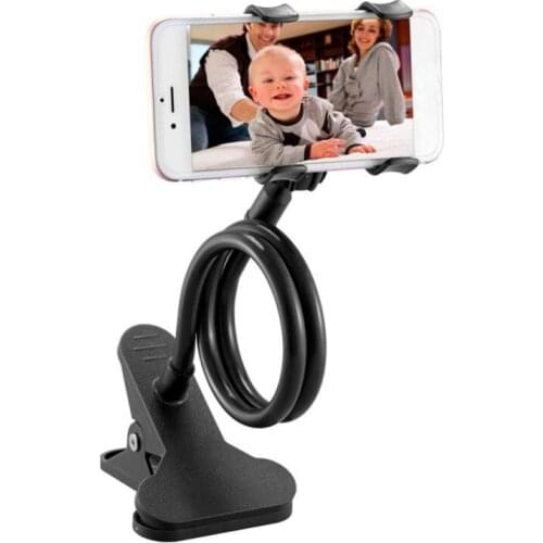 Motorcycle Multifunctional Lazy Plastic Mobile Phone Bracket General Bicycle Clip Type Telescopic Mobile Phone Bracket