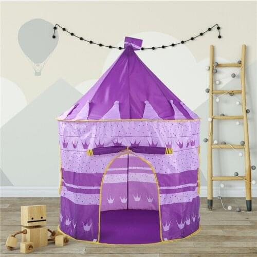 European Station Explosion Models Childrens Tent Crown Dots Kids Yurt Toy Play House for Children Princess Tent Tent House