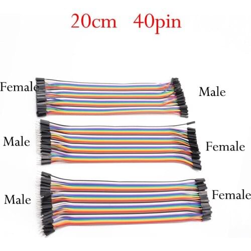 Dupont wire jumper cable kit 120pcs 20cm male to male + male to female + female to female jumper wire Dupont cable for arduino