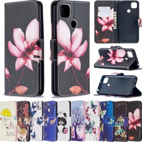 Leather Flip Merged painting For Xiaomi 10T Pro Lite POCO X3 M3 Note 10 Pro RedMi 9 9A 9C Note 9 10 Pro Max 9S 8T Case