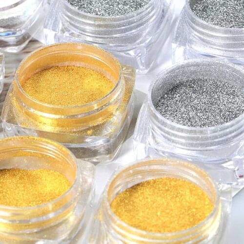 New nail glitter bright color rose gold nail art decorative art paint peeling off dust 3D decoration