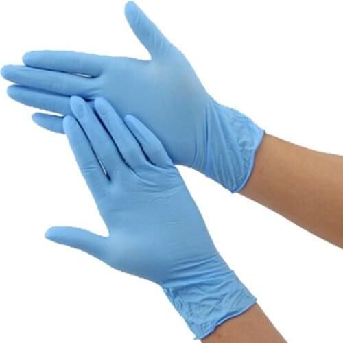 One-time Advanced Blue Tattoo Gloves 100 Pack Tattoo Equipment Tattoo Machine Tattoo Colors Sale