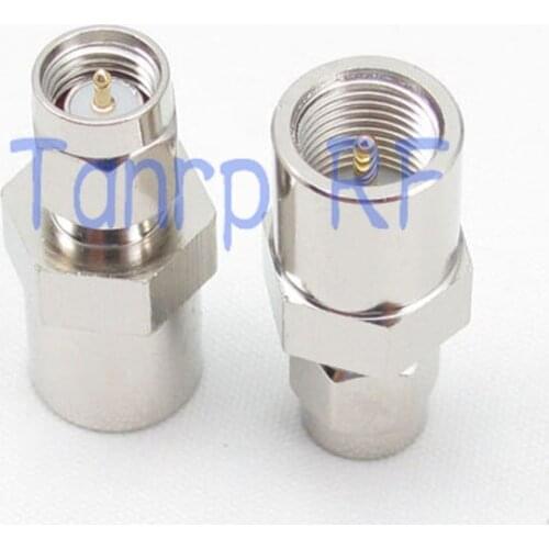Wholesale FME male plug to SMA male plug Straight RF connector Adapter for Antenna Router