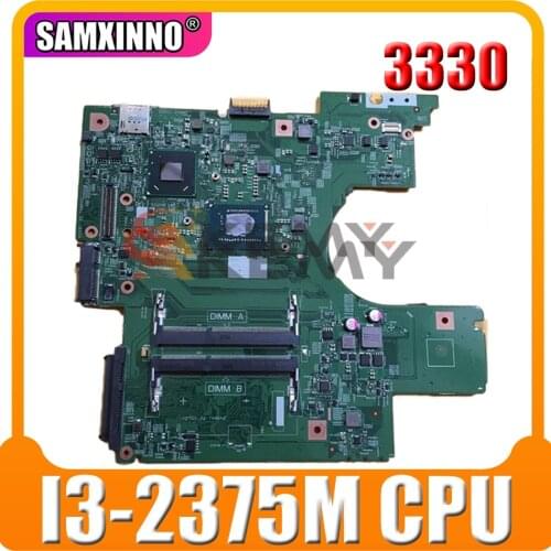 Original Laptop motherboard For DELL Latitude 3330 I3-2375M Mainboard CN-04NRW8 04NRW8 12275-1 SR0U4