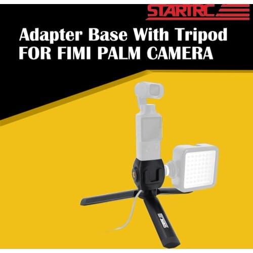 STARTRC Cold Shoe Mount Adapter 1/4 Screw Adapter Base With Tripod For FIMI PALM Handheld Camera Expansion Accessories