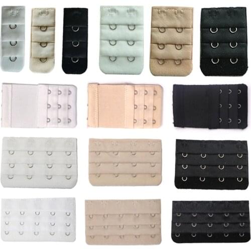 5pcs Bra Extenders Strap Buckle Extension 3 Rows1/2/3/4/5 Hooks Bra Strap Extender Sewing Tool Intimates Accessories for Women