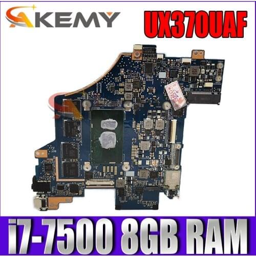 UX370UAF i7-7500 CPU 8GB RAM mainboard REV 1.1 For ASUS UX370U UX370UAF motherboard Tested free shipping