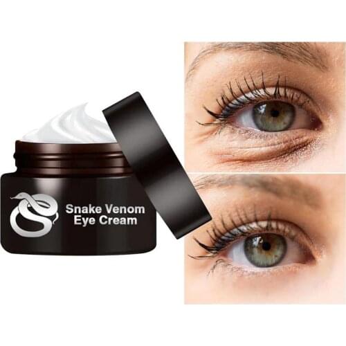 Snake Venom Eye Cream Dark Circle Eyes Bags Fat Granule Eye Care Essential Cream Anti-Aging Anti-Puffiness Moisturizing Eye Mask