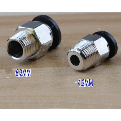 1.75/3mm Bowden Adaptor hot end remote connector Threaded Bowden Coupling Push Fit One Touch Fitting 3D printer parts