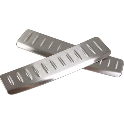 2Pcs/Set Car Rear Inner Bumper Sill Plate Gaurd Cover Trim Decor Silver Stainless Steel Fit For Infiniti QX50 2019 2020