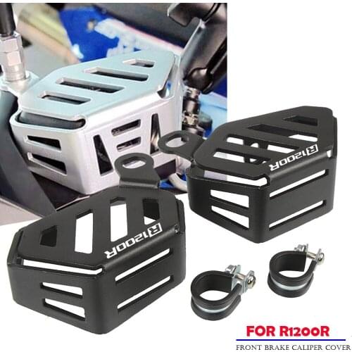 Motorcycle Accessories Aluminum Front Brake Clutch Oil Cup Cover Guard Protector For BMW R1200R LC R 1200 R With R1200R logo