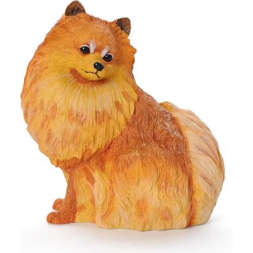 Home decoration accessories home decor Model of dog statue craft miniature figurine artesanato crafts resin gift emulation