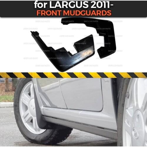 Mudguards for Lada Largus 2011- on front wheels trim accessories mud flaps broad splash guards mud car styling