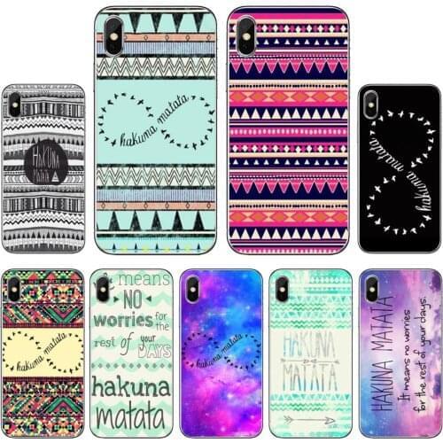 Hakuna-Matata-Aztec-Andes-Tribal Silicone Case For Xiaomi mi Redmi Note 3 4 4X 5 6 7 8 8t 9 9s 9t 10 pro lite