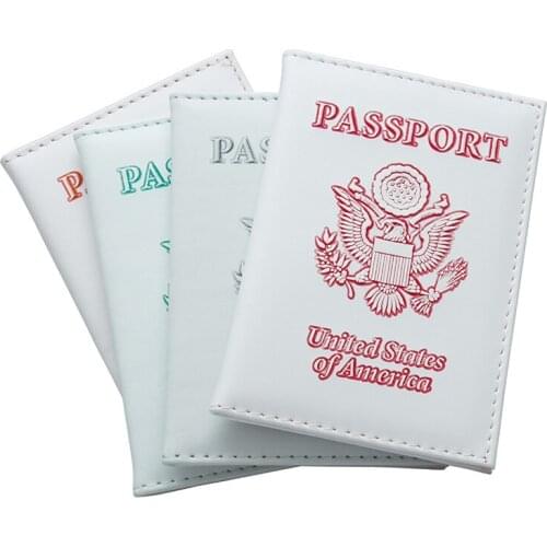 Passport Holder For Travel PU Leather Card Holder Case 3D Embossing Russia Passport Cover Minimalist Designer