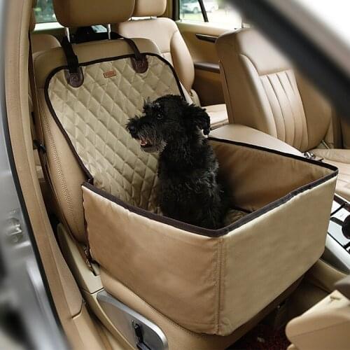Travel Dog Car Seat Cover Co-pilot 900D Nylon Pet Car Seat 2 in 1 Carrier For Dogs Waterproof Outdoor Folding Pets Bag Hammock
