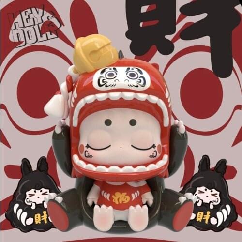 Dharma Toys Dinosaur Younger Sister Anime Action Figure Surprise PVC Model Figurine Doll For Gift Birthday