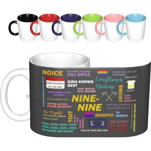 B99 Quotes Ceramic Mugs Coffee Cups Milk Tea Mug Pride Gay Bi Lgbtq B99 Brooklyn 99 Brooklyn Nine Nine Fun Funny Jake Peralta