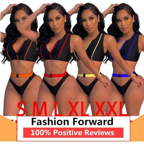 L3262 New Hot Style Lace-up Sexy Triangle Split