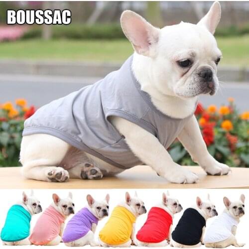 Summer Pets Clothes For Small Dogs Vest Puppy Cat Costume Bulldog Chihuahua Tshirt Pet Sweather Coat Big Dog Outfits Clothing