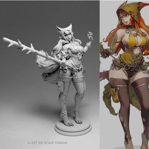 35mm Resin figure kits model self-assembled A-257