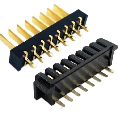 New 8Pin Laptop Battery Connector 2.5mm Pitch 90 degree Bend Foot Female and Male Plug Foot Length 5.8MM Band Fixed Point