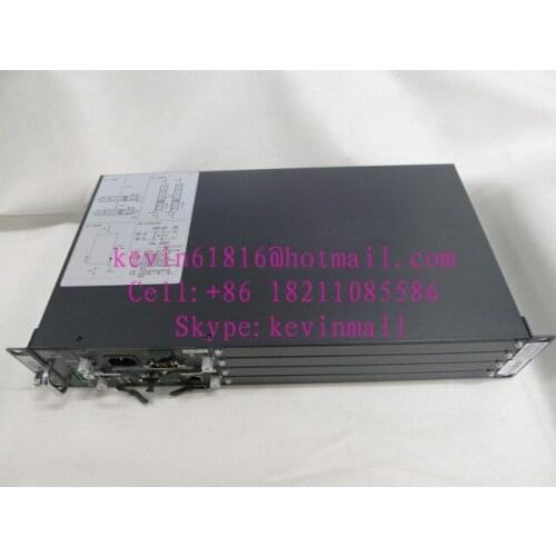 Original ZTE ZXDSL 9806H access, DSLAM, ,Multi-Media-Service DSLAM 9806H chassis with dual power input. FiberCore