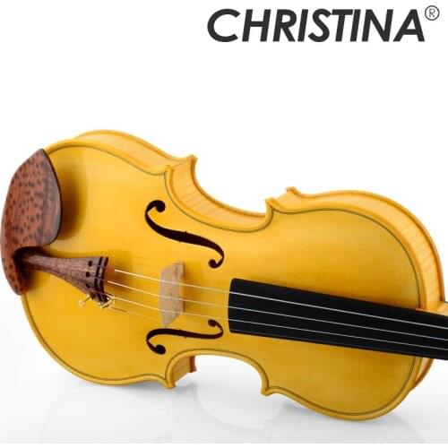 Master Christina Solo S500B Professional Violin 4/4 with imported Europe Maple wood material, violino 3/4 fiddle case,rosin,bow