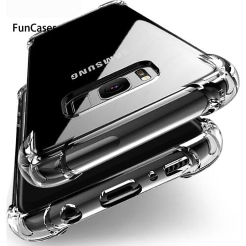 Clear Anti-knock Silicon Cover Case For Samsung A8 A9 Star lite A6 S9 S8 plus A7 A5 J2 PRO J8 J6 J4 2018 J3 2017 J7 J5 S7 edge