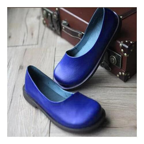 Zapatos De Mujer 2021 Fashion Round Toe Plus Size 35-43 Wedge Low Heels Mary Janes Shoes Work Retro Lolita Women Shoes