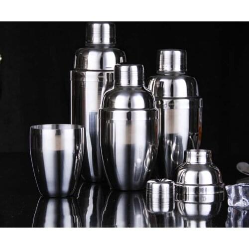 250ml / 350ml / 530ml/750ml) 202#Stainless Steel Martini Cocktail Shaker Bar Tools Wine Shakers
