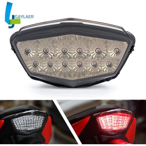 Led Integrated Tail Light for Kawasaki Ninja 250 250R 2008-2012 Taillight Brake Turn Signal Light