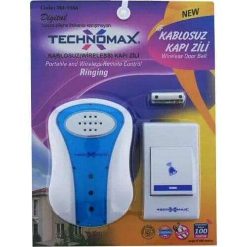 TECHNOMAX TM-1101 METALİK * TM-1104/1100/1102/1103 WIRELESS BUZZER-VERY FREQUENCY