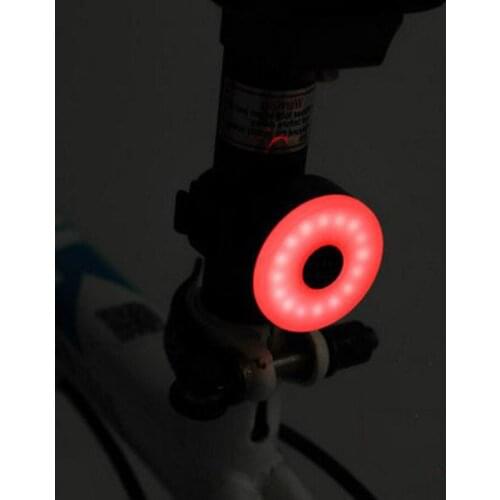 Bicycle Rear Light USB Rechargeable IPX5 Waterproof Bike Rear Light Safety Warning Cycling Tail Light MTB Helmet Backpack Lamp