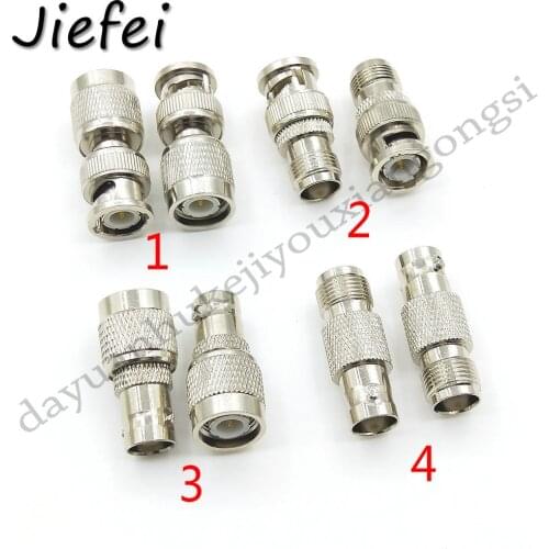 1Pcs copper Adapter BNC Male / Female Plug To Connector TNC Male / Female Jack RF Connector Straight M/F