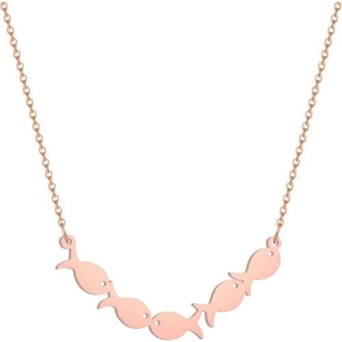 2020 retro fashion stainless steel necklace holiday gift simple romantic girl necklace cute animal necklace