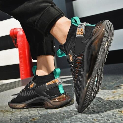 2021Classic Men chunky Sneakers Breathable Running Shoes Trendy Hard-wearing Sports Shoes Antiskid Damping Outsole Jogging Shoes