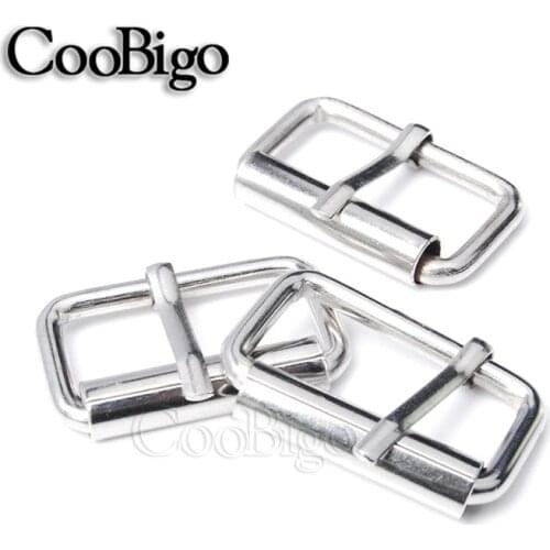 5pcs Pin Belt Roller Buckles Metal Silver for Hardware Webbing Strap Belt Bag Leather Craft Repair DIY Accessrioes 25.5mm