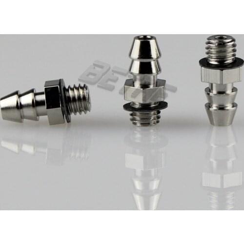 50Pieces 3.5mm Air Pneumatic Hose to M3 Male Mini Barb Fitting / Brass